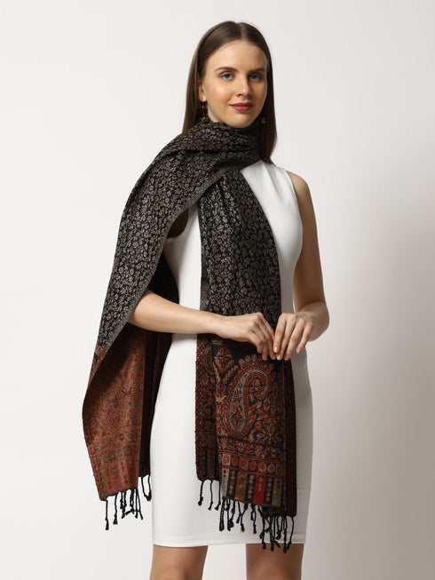 Women's Jamawar Wool Stole